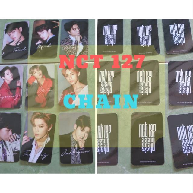 Nct 127 Chain Photocard Kpop