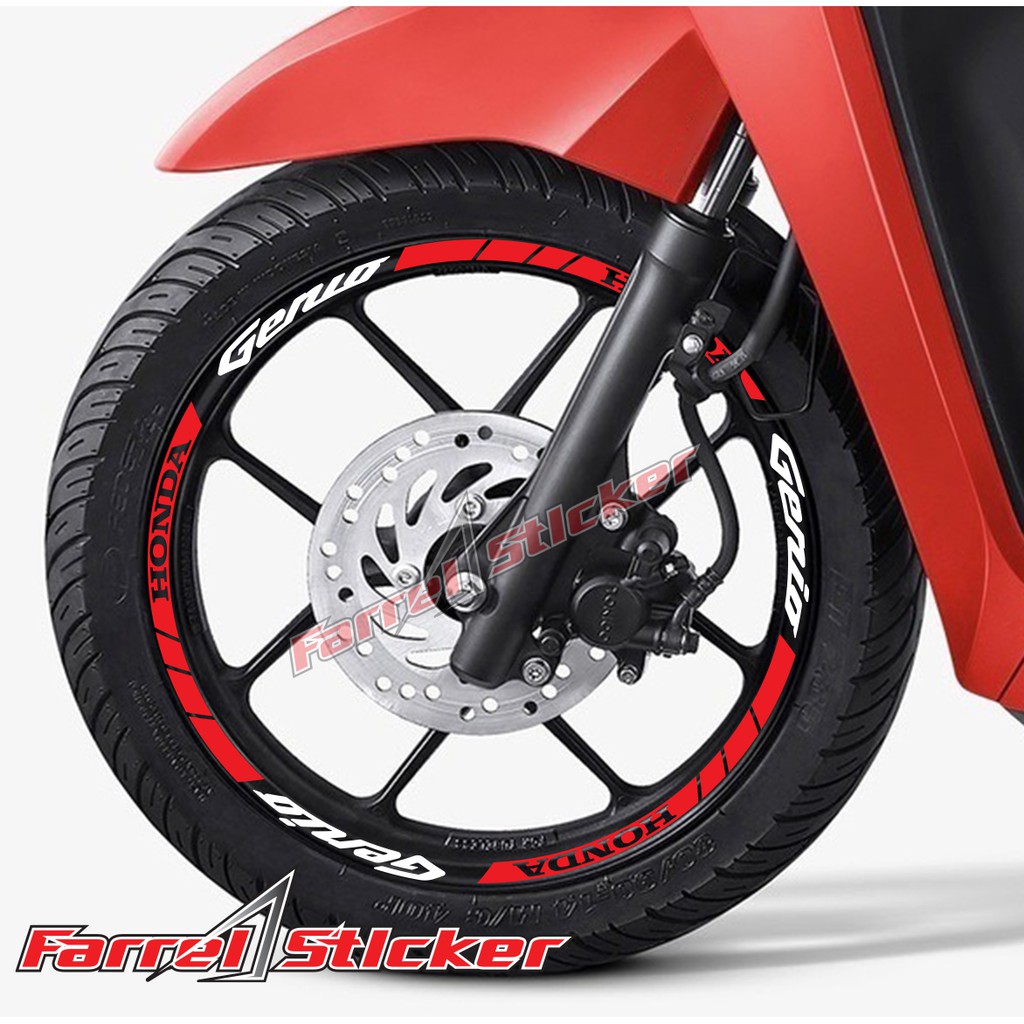 stiker velg sticker velk honda GENIO