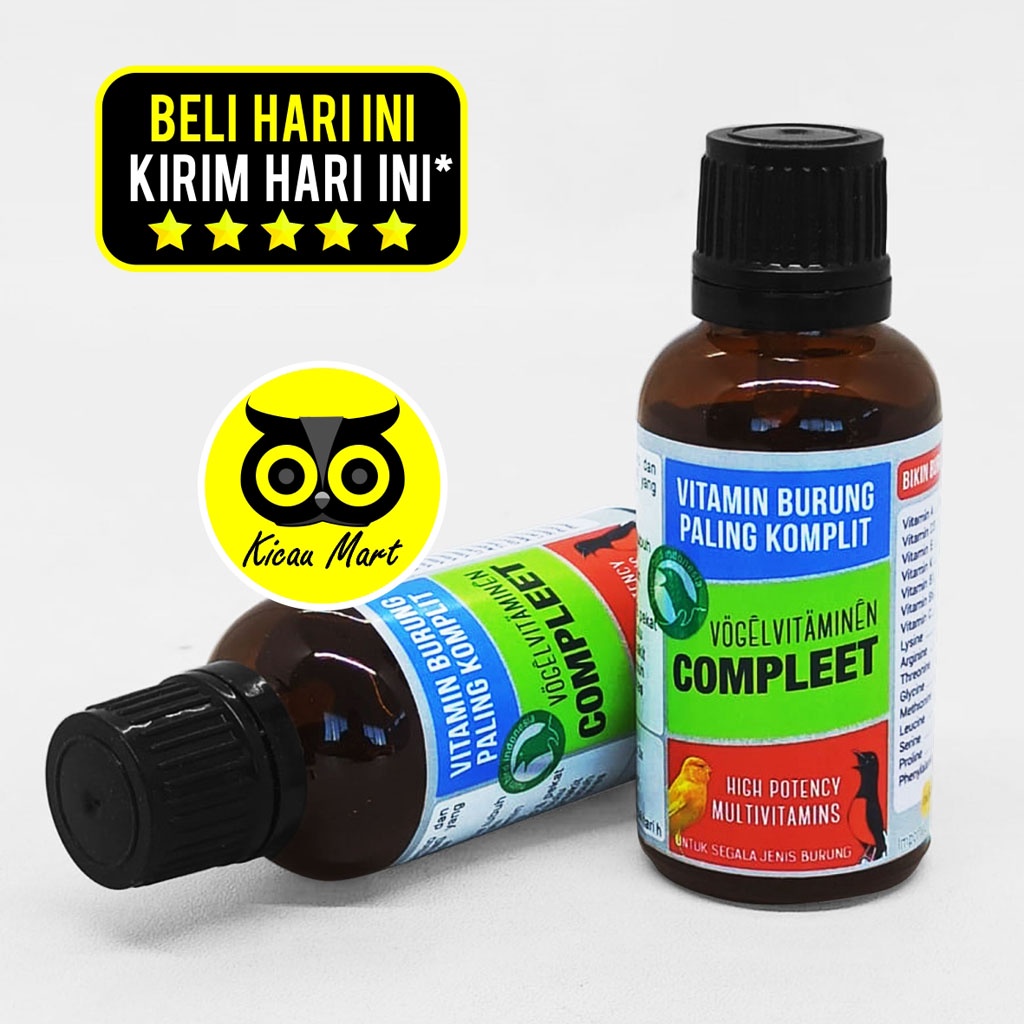 VITAMIN OBAT BURUNG MURAI KACER LOVEBIRD KENARI VITAMINEEN COMPLEET NUTRIBIRD VOGEL VITAMINEN VOGELV