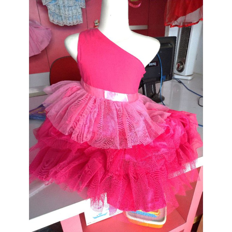 One Shoulder Dress Anak