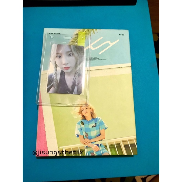 ALBUM TAEYEON WHY & TAEYEON PHOTOCARD WHY