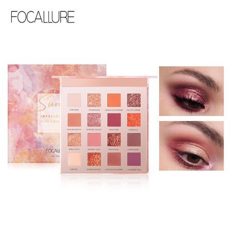 ★ BB ★ FOCALLURE 16 Pan Eyeshadow Sunrise Palette The Impressionism Collection - FA88 - FA 88