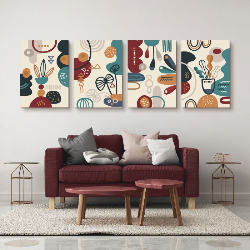 Hiasan Dinding Minimalis 60x80 Dekorasi Kamar Tidur Dekorasi Dinding Besar Jumbo Hiasan Rumah Wall D