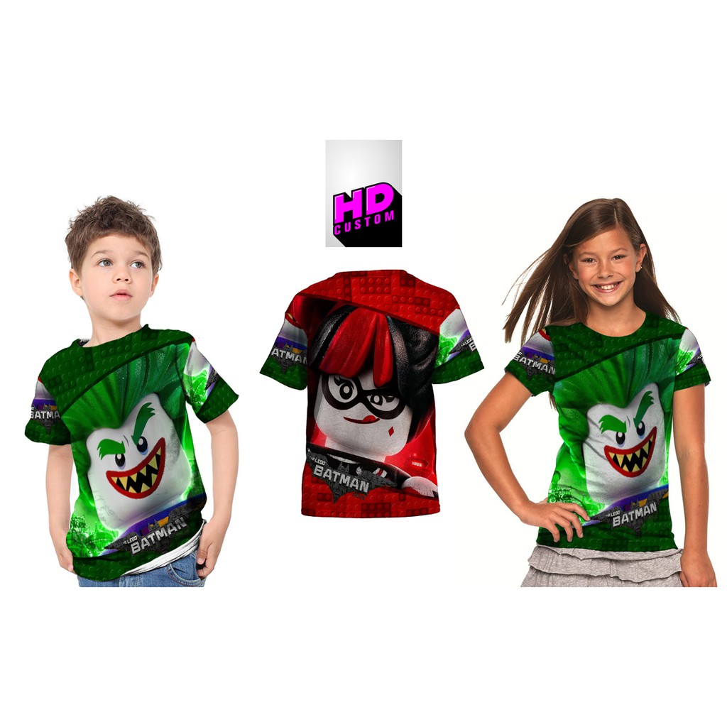 Kaos Anak LEGO BATMAN MOVIE Custom Fullprint