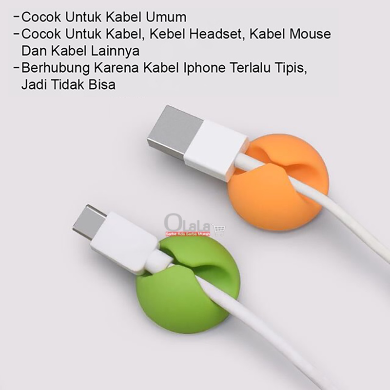 MINI CABLE HOLDER KLIP PENJEPIT KABEL OLL-6285