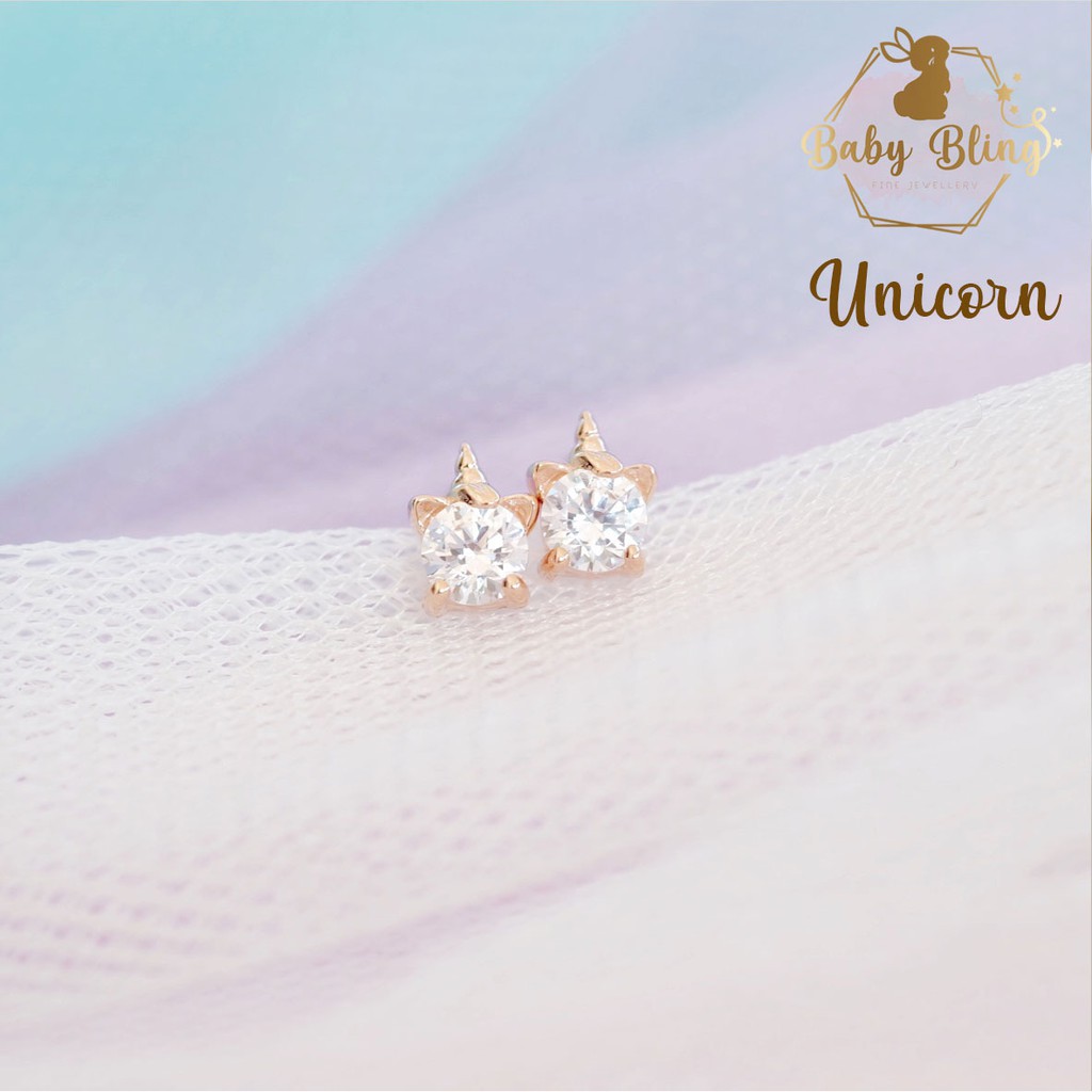 Anting Bayi &amp; Dewasa Baby Bling - Model Unicorn