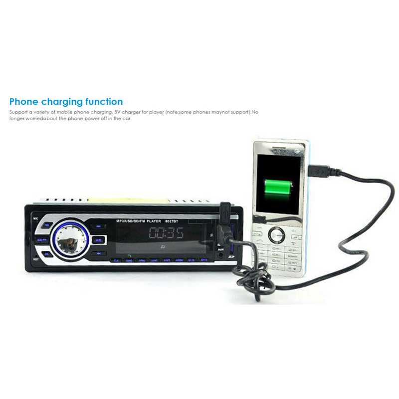 AMPrime Tape Audio Mobil Multifungsi Bluetooth USB MP3 FM Radio-Hitam