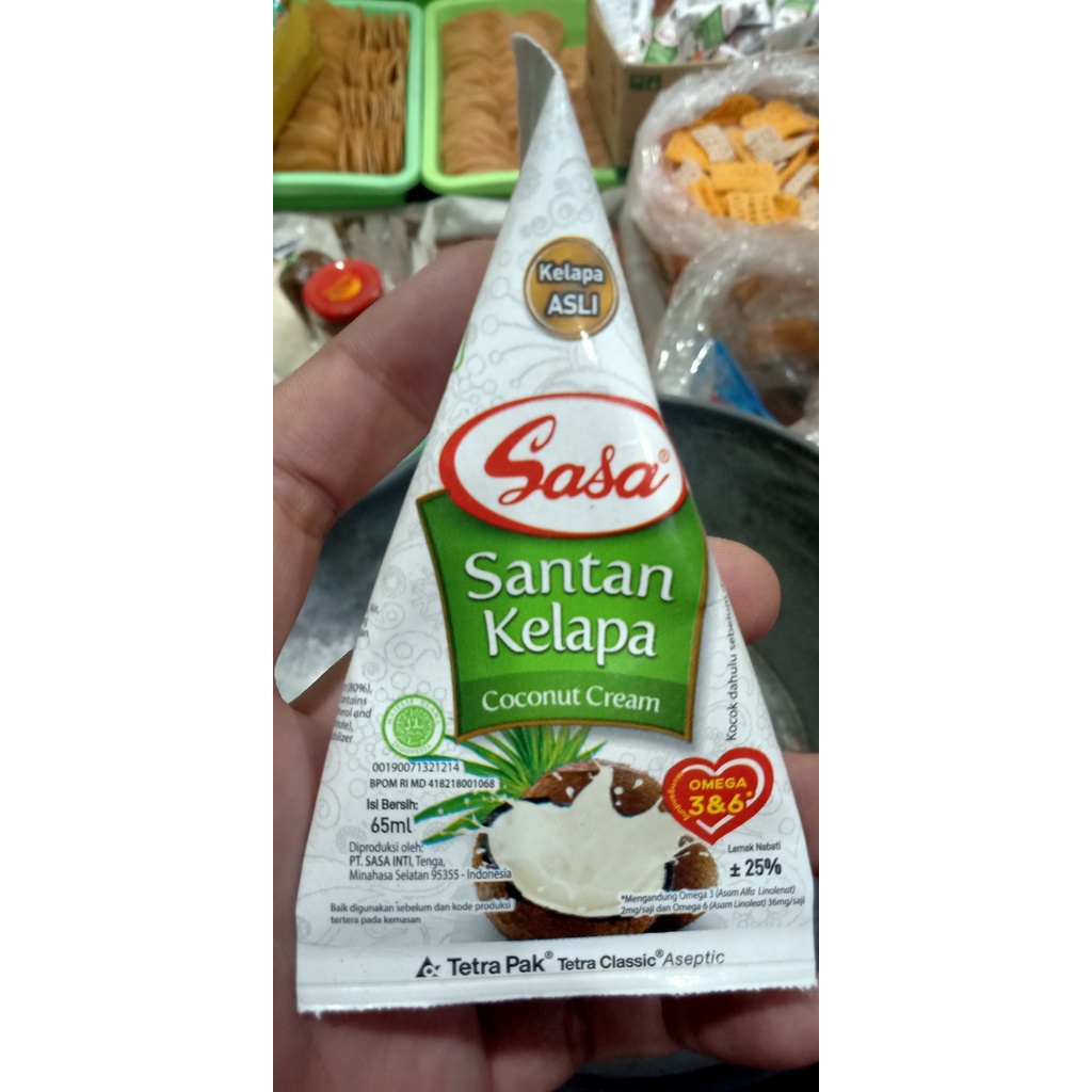 

sasa santan contong segitiga kelapa yolins