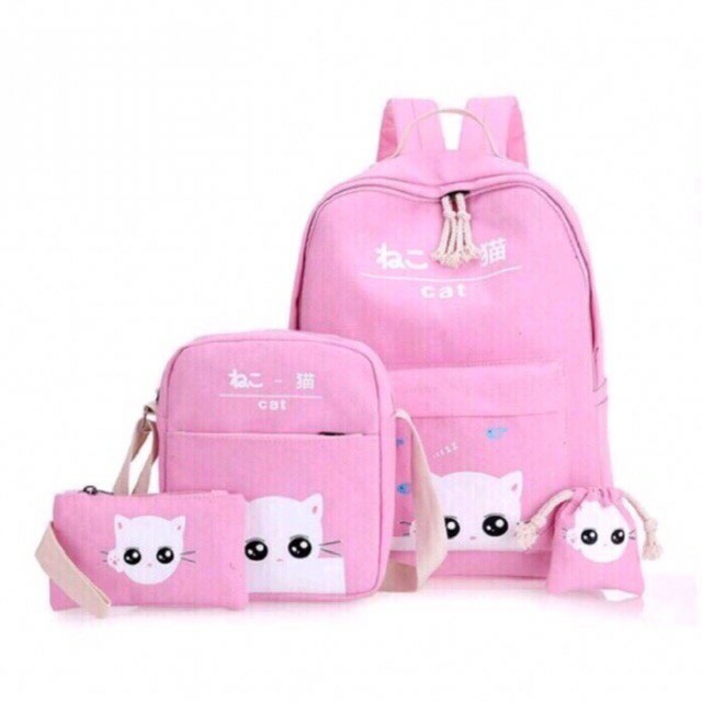 MJS315 - RANSEL CAT MEOW LUCU / RANSEL WANITA