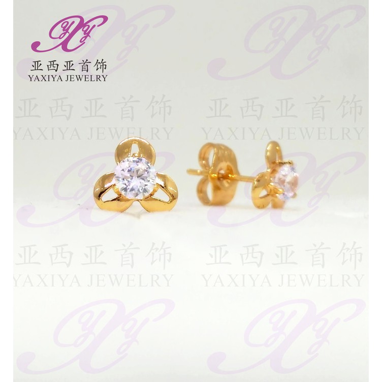 Anting Semanggi Gold 18 K