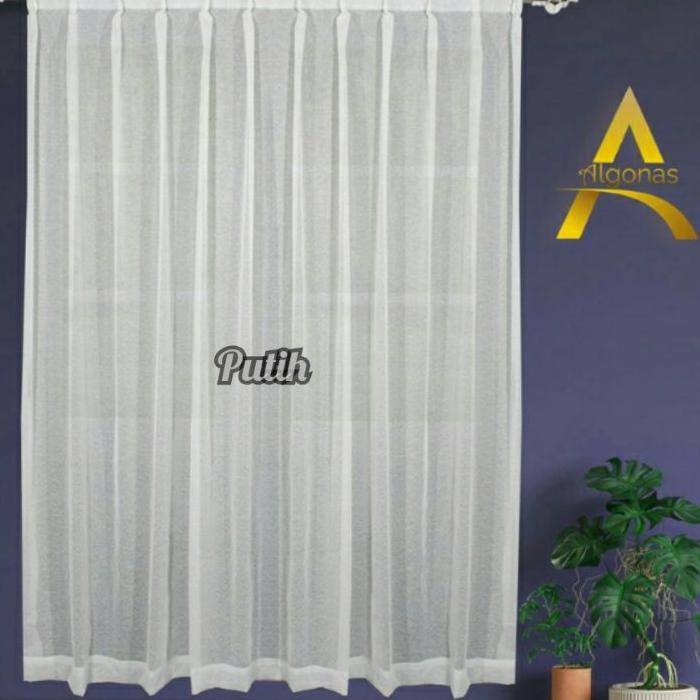 ❄️Gold Promo VITRASE gorden jendela polos tebal | TRENDING | TERBARU LAGI |