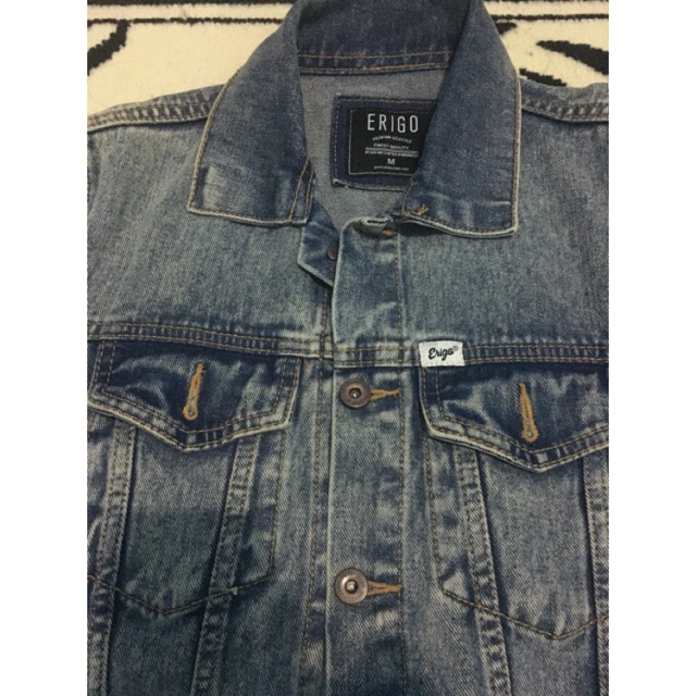 Denim Jacket Erigo | Shopee Indonesia