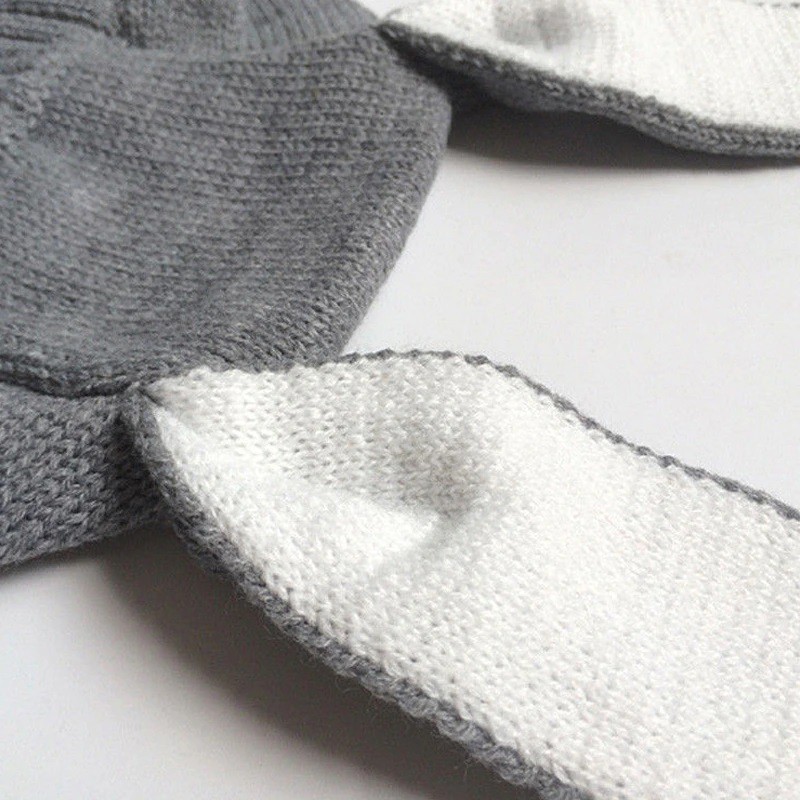 Topi Rajut Kelinci Anak Bayi ( Knitted Rabbit Baby Hat )