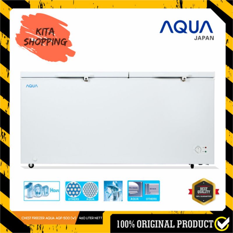 Chest Freezer AQUA Japan AQF-500W IM | Cooler box aqf500 aqf500w L