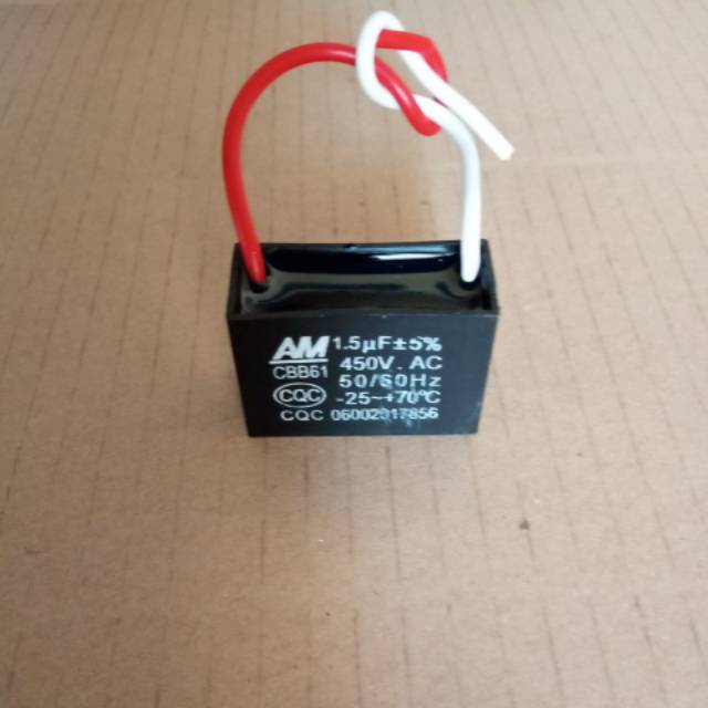 Capasitor kipas angin 1,5uf 450V