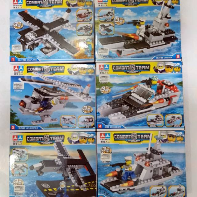 Lego Combat Team Air Force Naval