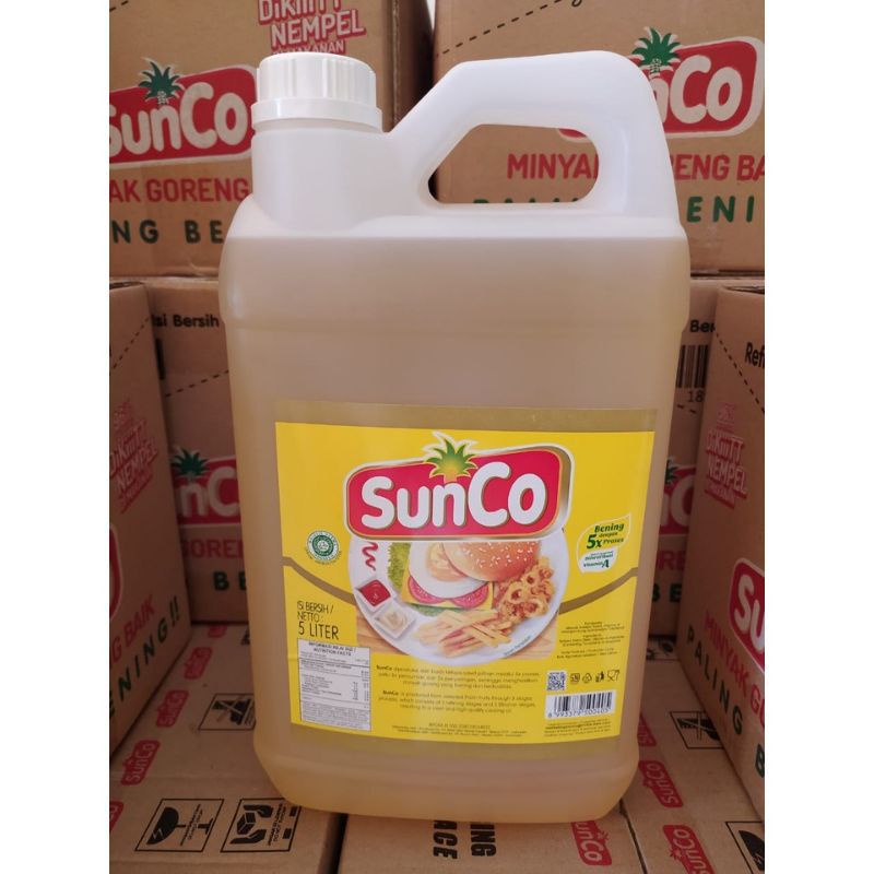 

MURAH MINYAK GORENG SUNCO 5 LITER / MINYAK GORENG 5 LITER