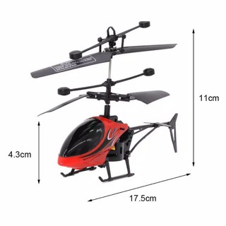  Helikopter  mini dengan Radio Remote  Control dan Lampu LED 