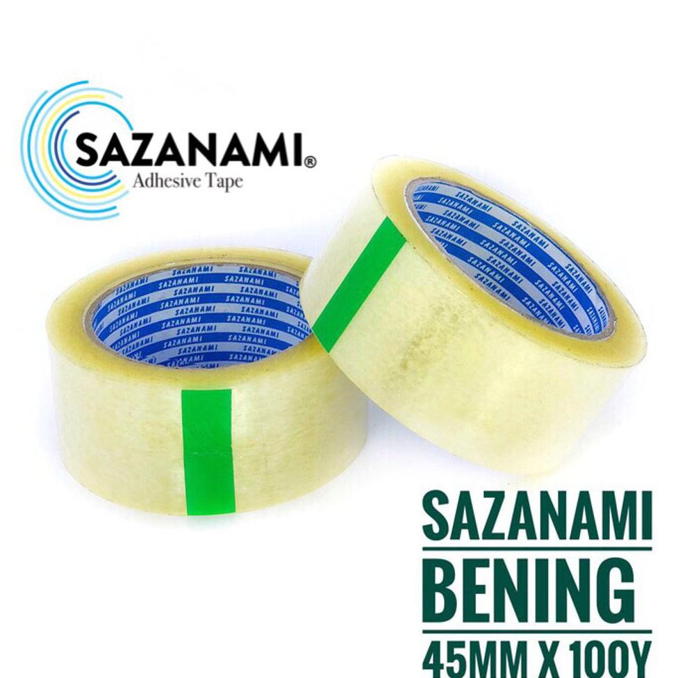 

TERMURAH SAZANAMI LAKBAN BENING 2 INCH X 100Y 45MM ISOLASI BENING NON DAIMARU