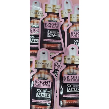 PROMO bundle 10 Rojukiss mask bright pore expert 5x