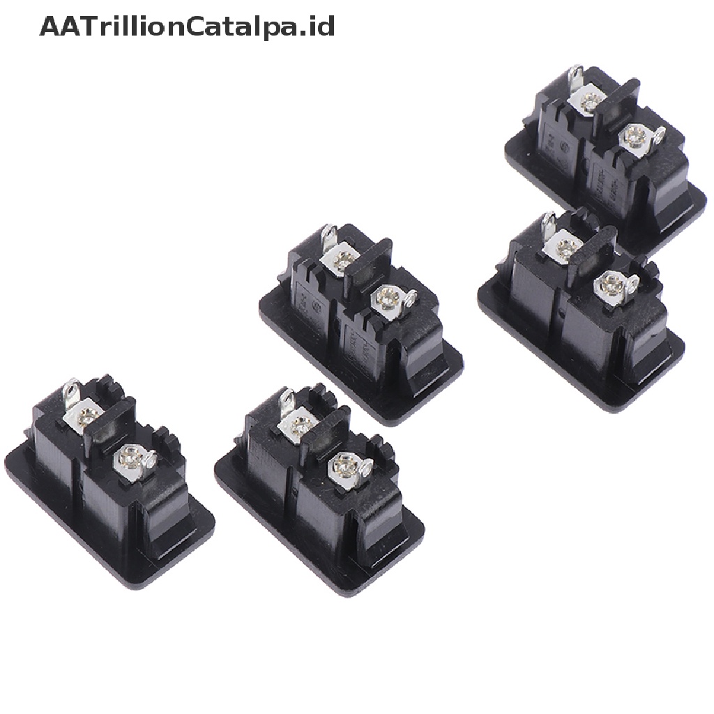 5pcs Soket power AC250V 5A 2Pin Female