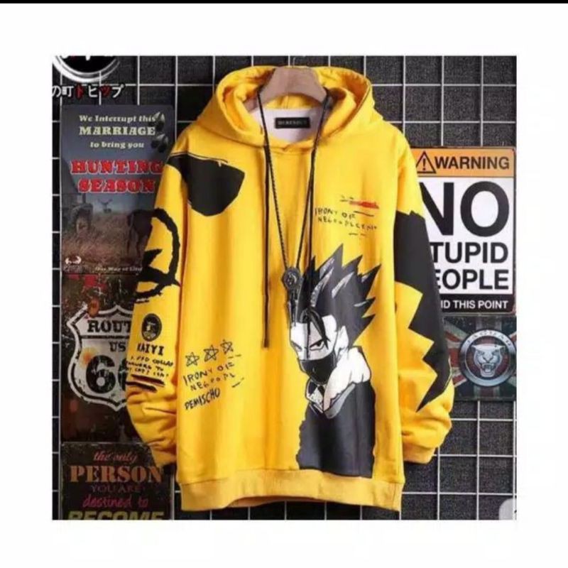 Anime hoddie jaket sweater fashion remaja