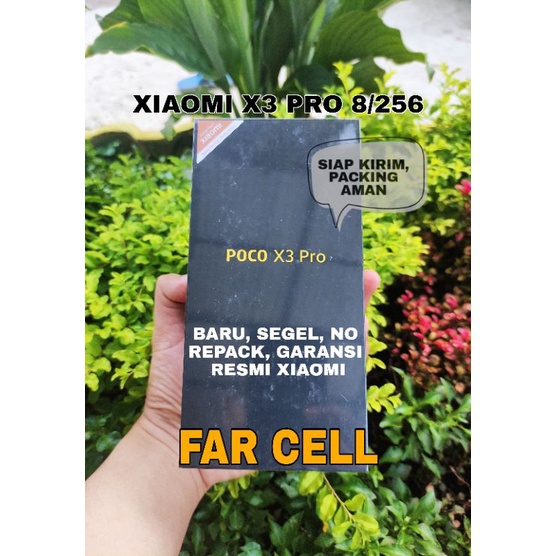 XIAOMI POCO X3 PRO 8/256 BARU SEGEL GARANSI RESMI XIAOMI 15 BULAN