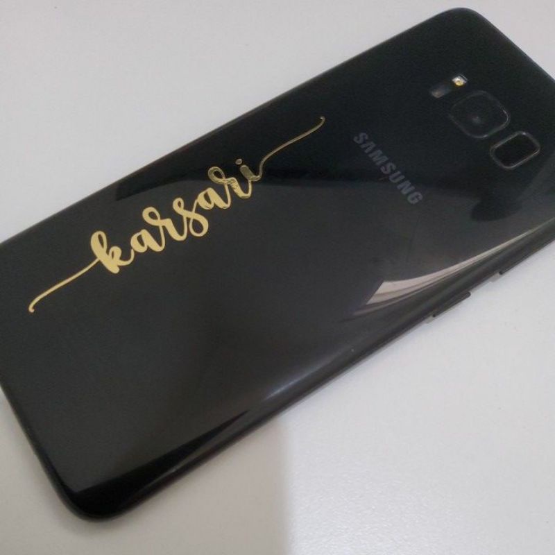 

stiker nama gold unik 10 piece