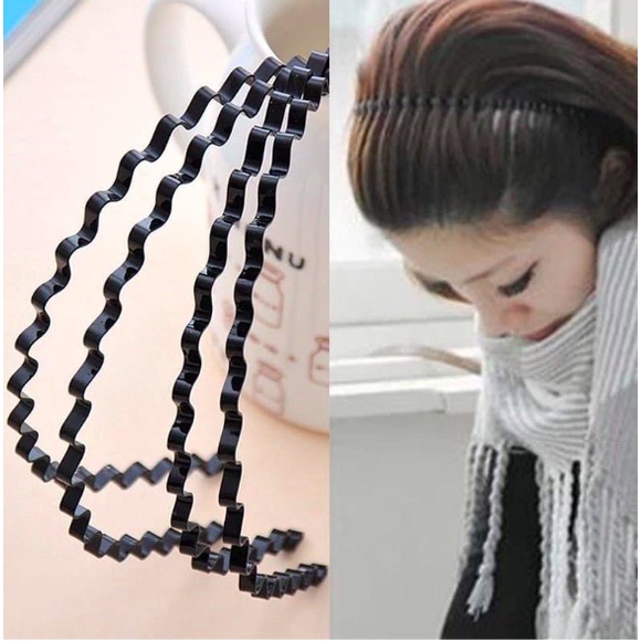 FAMILY TOYS - Bando Spiral Besi / Bando Sirkam Spiral Impor Gaya Korea untuk Pria dan Wanita Bando K