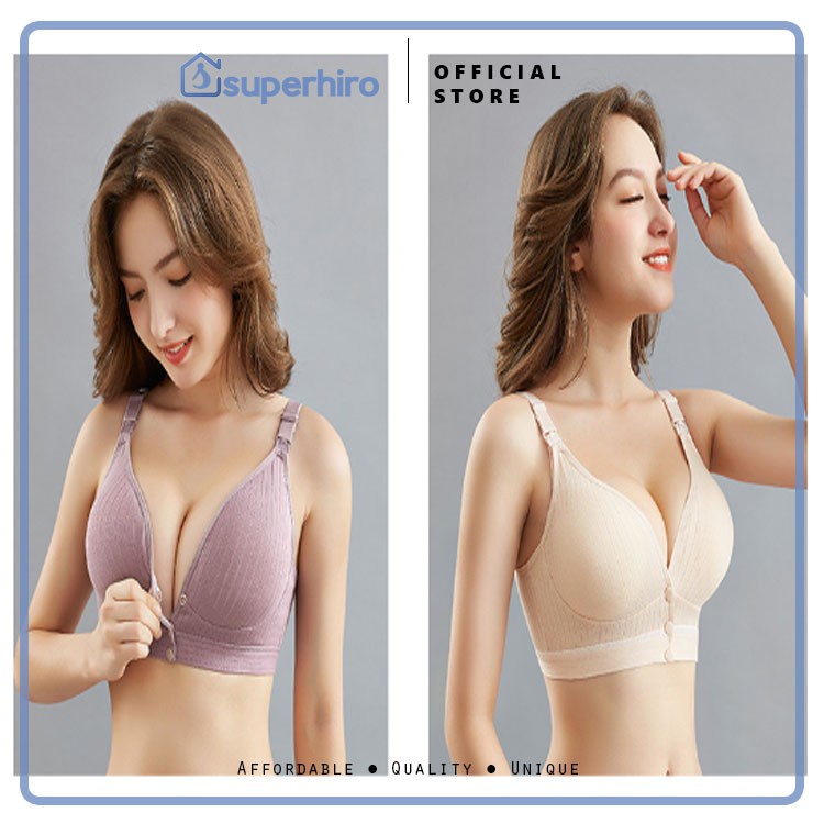Seamless Bra Menyusui Nursing Bra Kancing Size Besar Jumbo BH