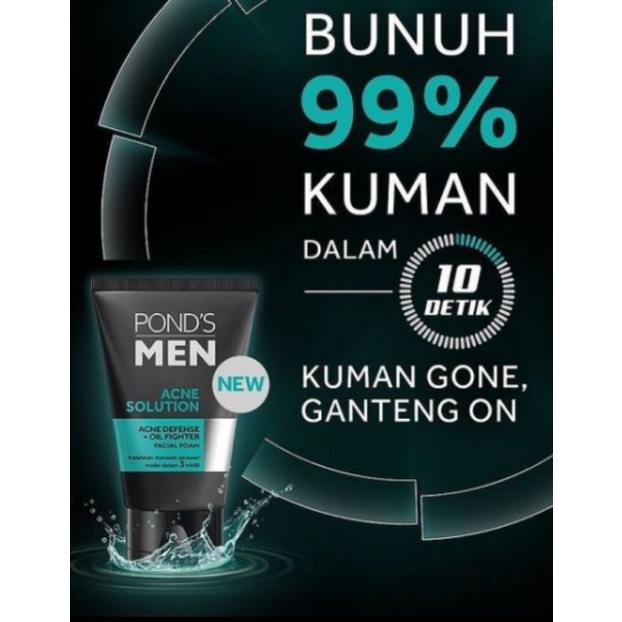 Ponds MEN Acne Solution Facial Foam 100gr