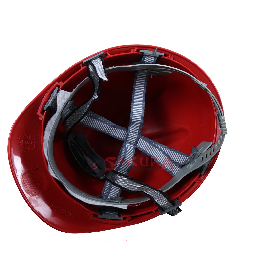 Helm Proyek Safety A3 Warna Merah