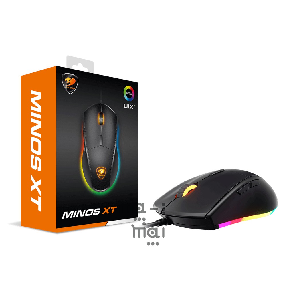 COUGAR GAMING MOUSE MINOS XT BLACK - Design For Gaming Enthusiasts