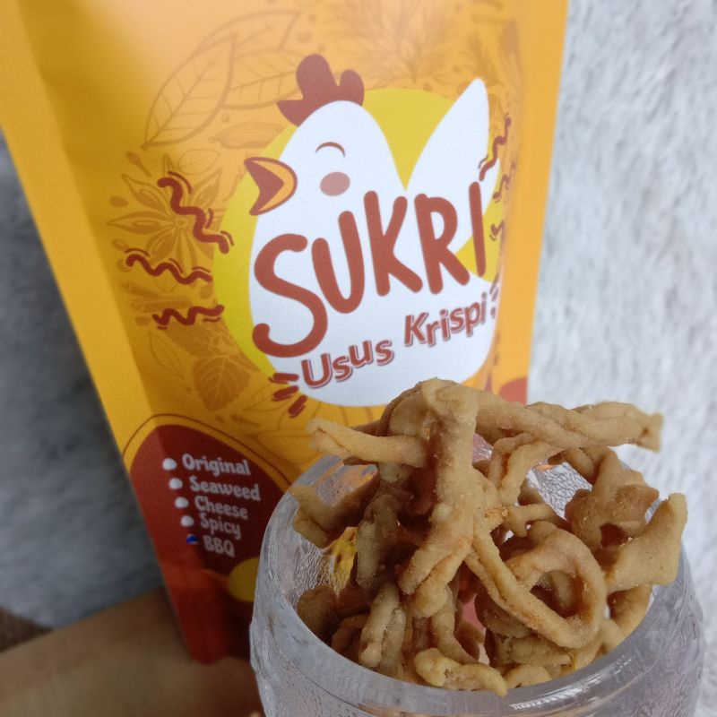 

COD. Keripik Usus Pedas Gurih Enak