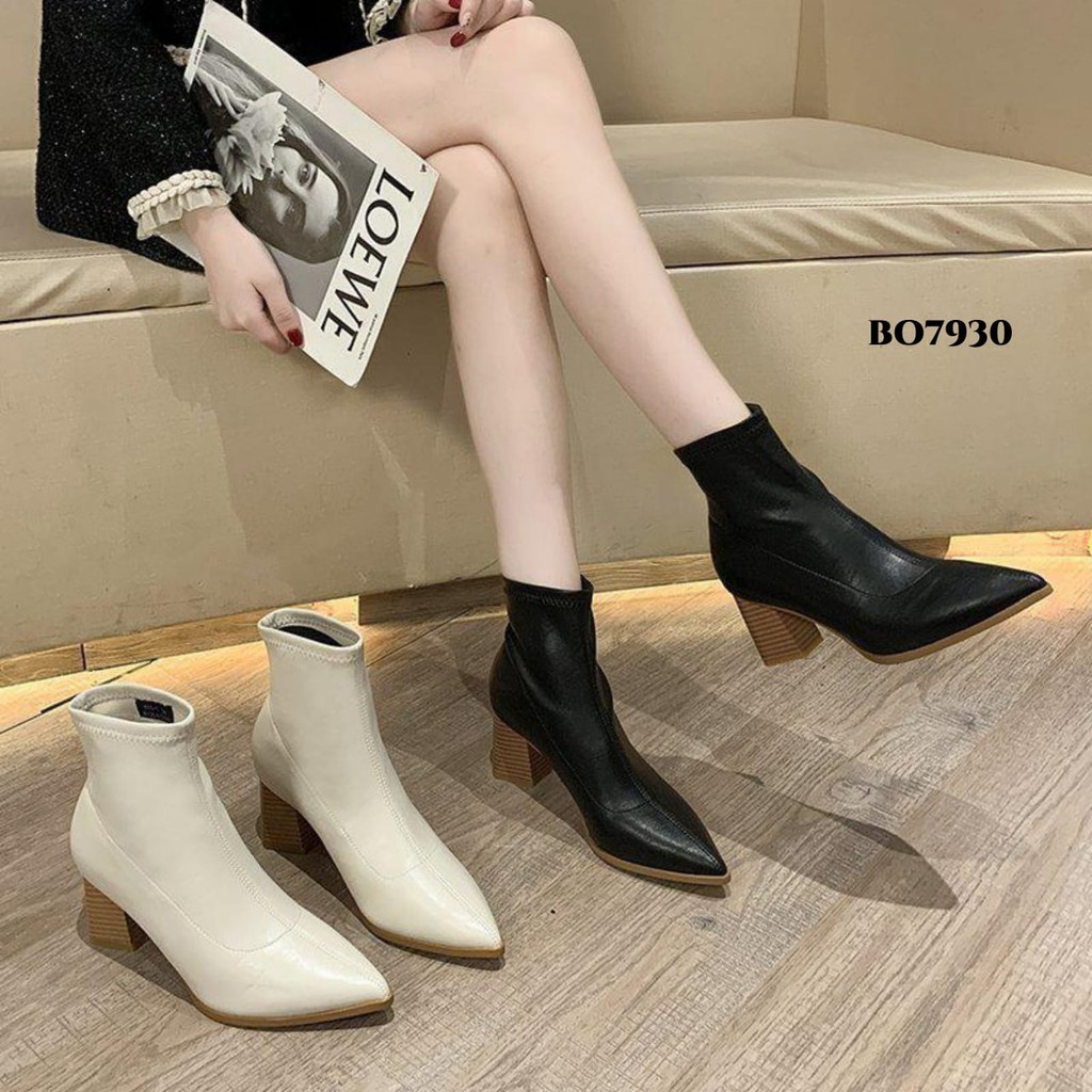 ✅PINKEY P027 RESTOCK SEPATU BOOTS FLAT KOREA HEELS