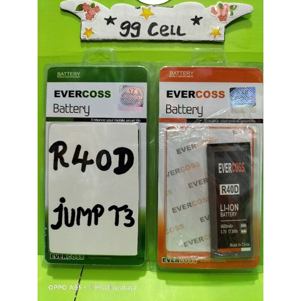 Baterai battery batrai batre Evercoss R40D jump T3 original