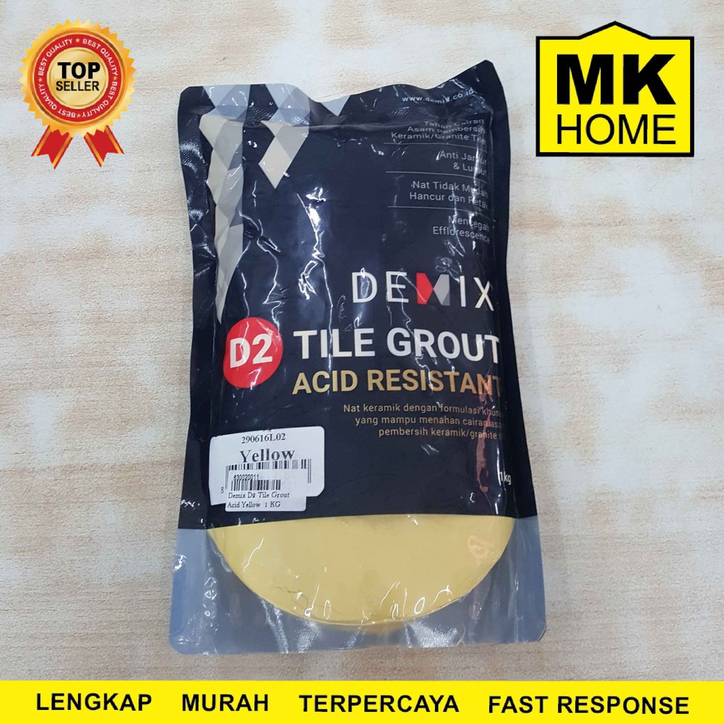 Demix D2 Tile Grout Acid Yellow 1 KG