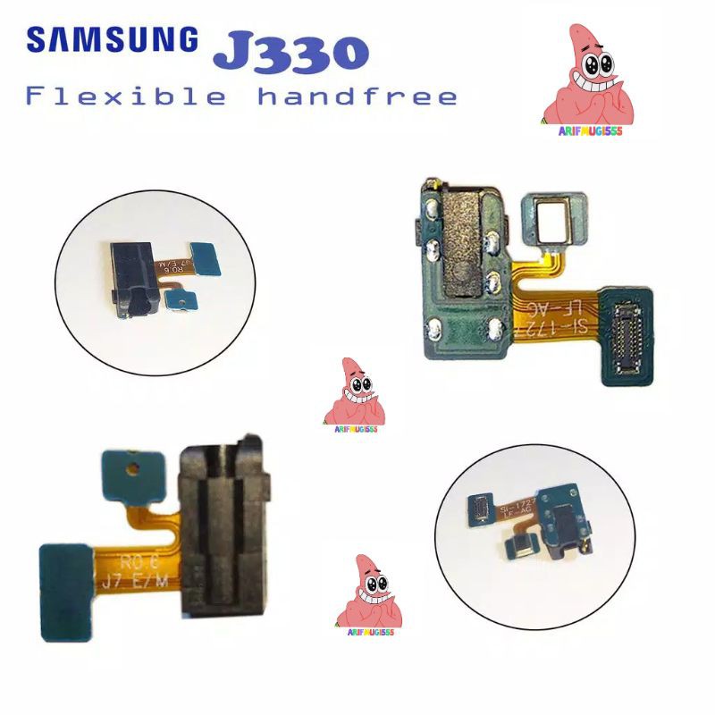 FLEXIBLE FLEXIBEL KONEKTOR HANDSFREE HANDSET HF SAMSUNG  J3 J33O ORIGINAL