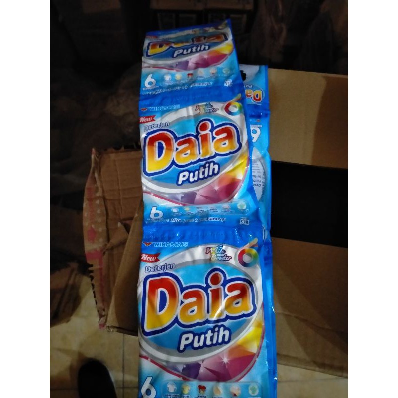 Rinso daia soklin bubuk isi 6sachet