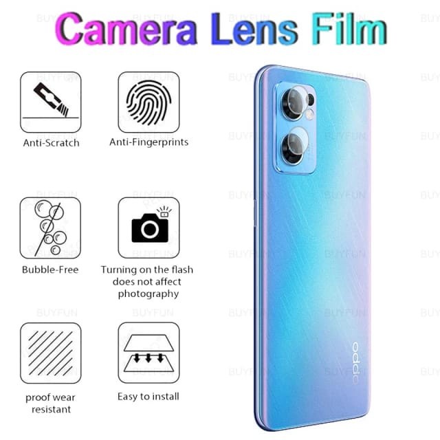 OPPO RENO 8T 4G 5G RENO 8 4G 8Z 5G RENO 7 7 Z 7Z 5G RENO 6 RENO 5 RENO 5F TEMPERED GLASS CAMERA ANTI GORES KAMERA