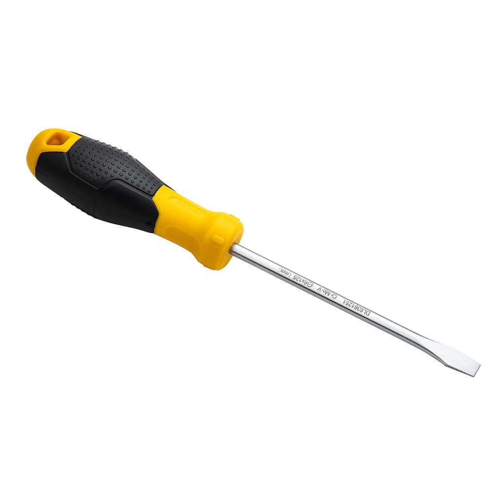 Deli Slotted Screwdriver  /Obeng Plus Minus  Magnet PH2 6x125mm Perkakas EDL636125X