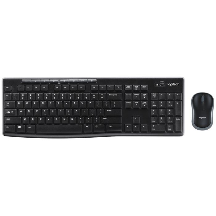 Logitech MK270r Keyboard &amp; Mouse Wireless Original &amp; Resmi