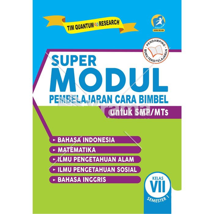 Jual Buku Bimbel SMP - Buku Super Modul SMP Kelas VII Semester 1 ...