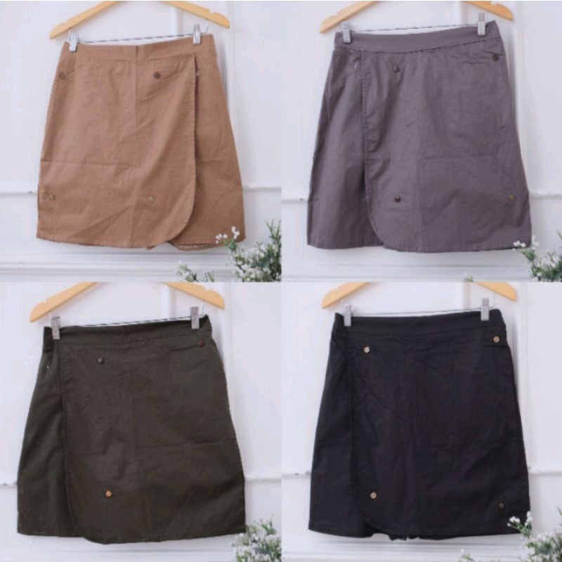 CELANA ROK JUMBO KATUN STRETCH CELANA PENDEK ROK SUPER JUMBO