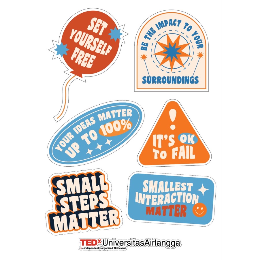 

Sticker Pack 3 - TEDXUniversitasAirlangga