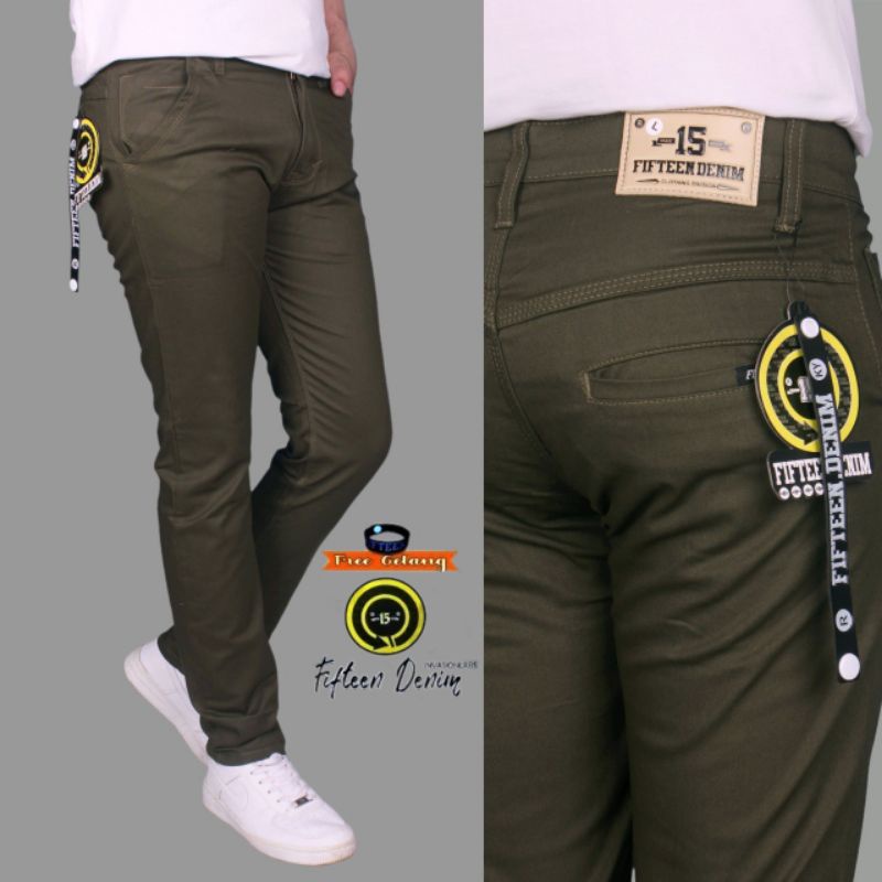 Celana Chino Panjang Pria Stretch Chino 100% Original Celana Chino Pants Kerja Panjang Cowok