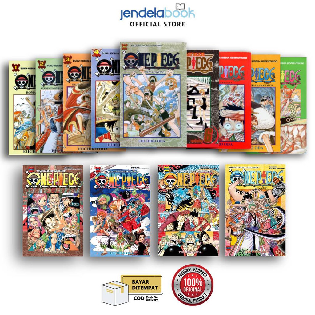 Jual Komik One Piece Series Volume Lengkap Indonesia|Shopee Indonesia