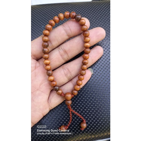 Gelang kayu stigi 33 butir gelang stigi gelang stigi asli gelang tasbih setigi original tasbih kayu 