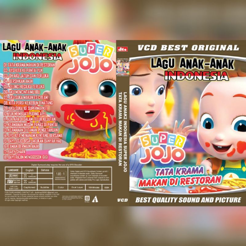 Kaset Lagu Anak Super Jojo