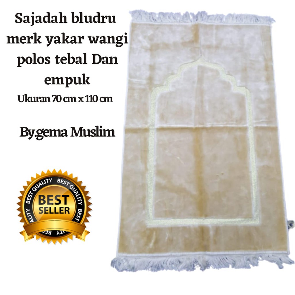 Sajadah turky premium/alas sholat/bagus halus/bisa COD